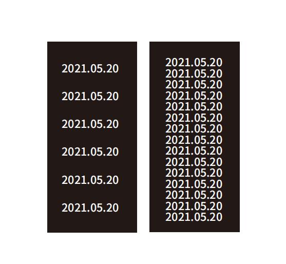 the number of prints of the same length of roll HPRT vs traditional coding machine