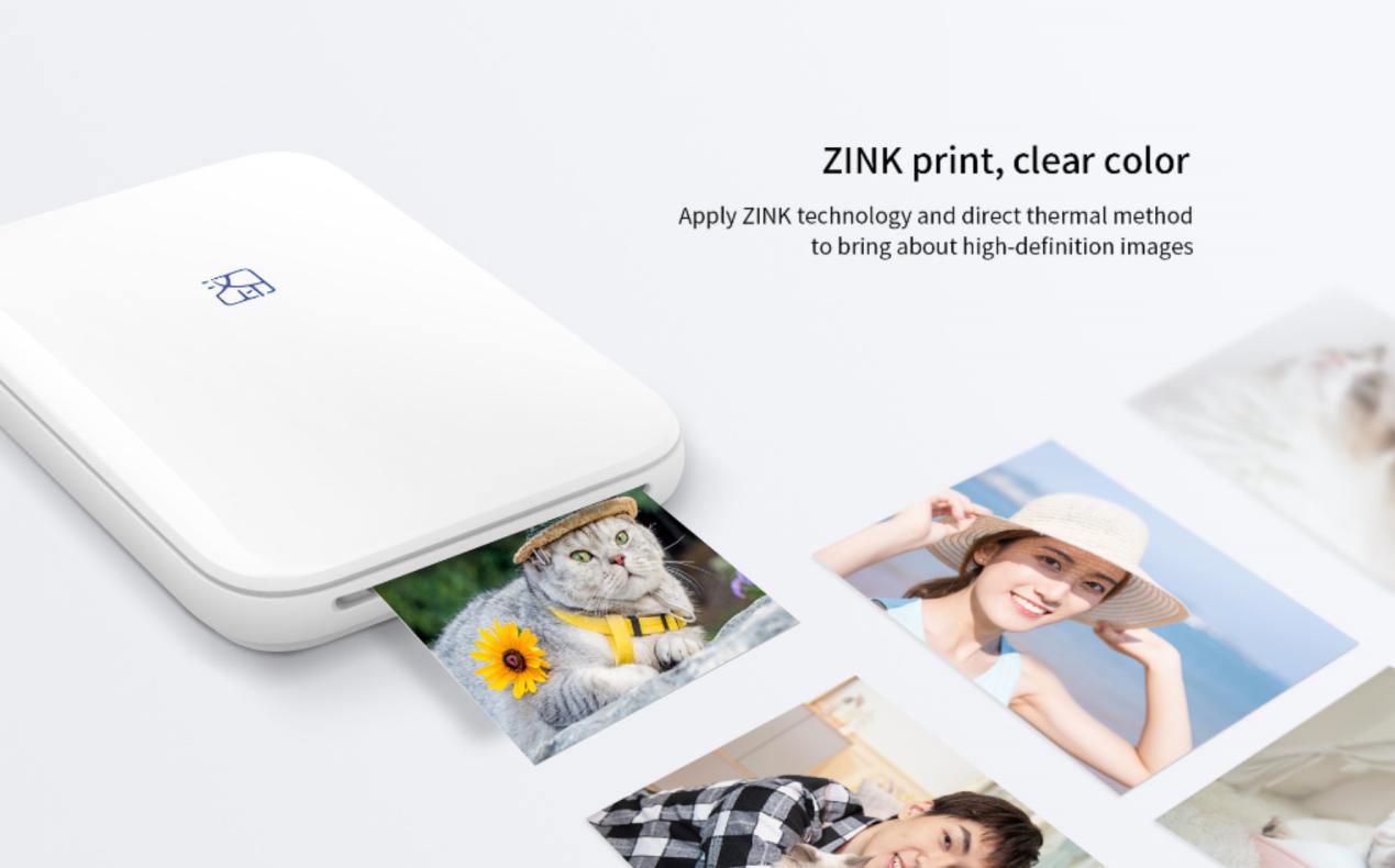 MT53 mini photo printer printing high quality photos