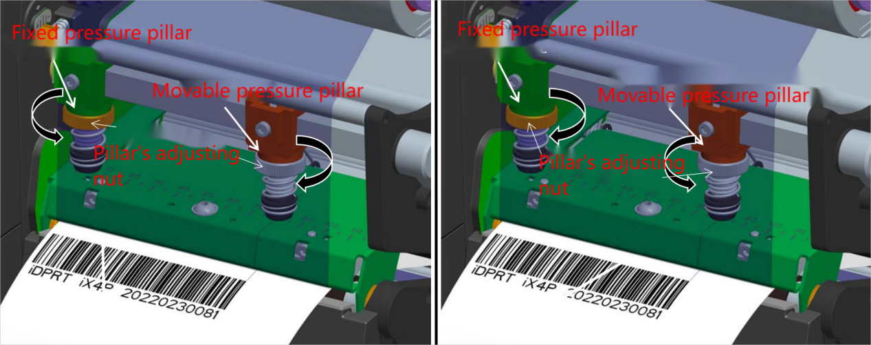 adjusting pillar adjusting nut to fix ribbon wrinkle issue.png